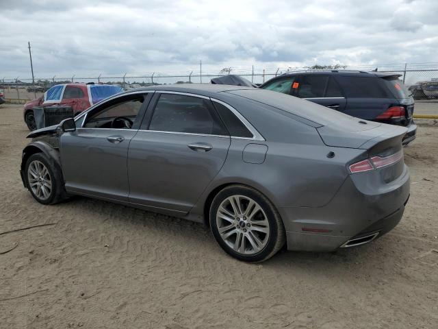 3LN6L2LU6ER813745 - 2014 LINCOLN MKZ HYBRID GRAY photo 2