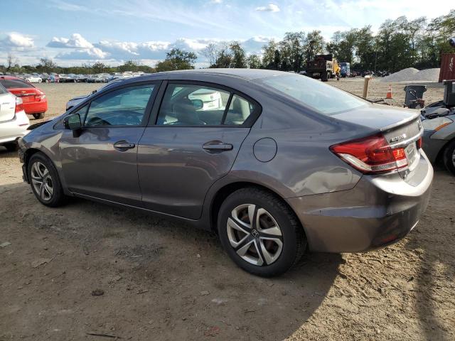 19XFB2F52FE201983 - 2015 HONDA CIVIC LX GRAY photo 2