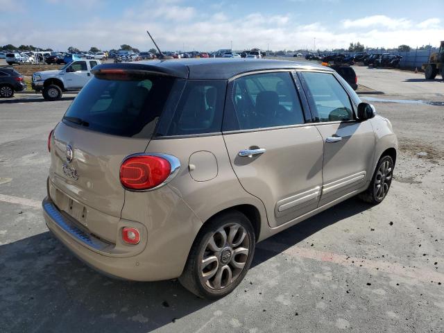 ZFBCFACH8EZ029707 - 2014 FIAT 500L LOUNGE TAN photo 3