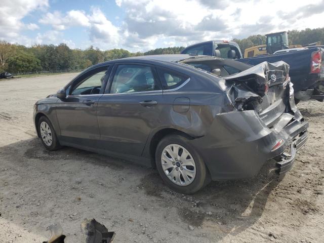 3FA6P0G72LR142529 - 2020 FORD FUSION S GRAY photo 2