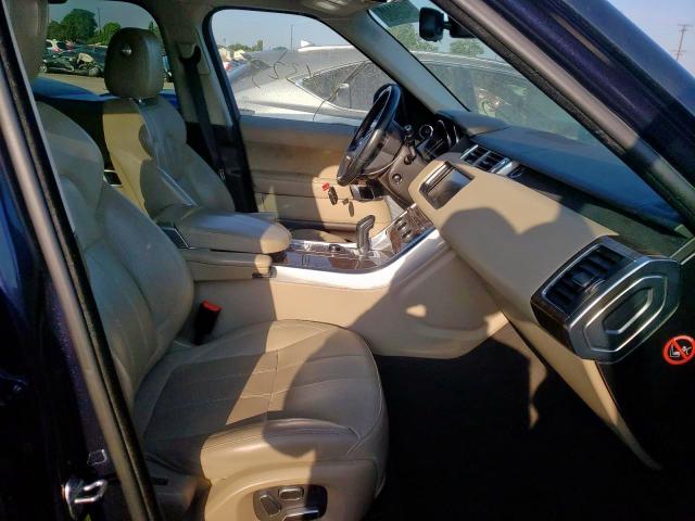 SALWR2WF5EA388098 - 2014 LAND ROVER RANGE ROVE HSE BLUE photo 5