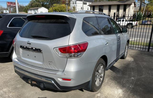 5N1AR2MM3FC615499 - 2015 NISSAN PATHFINDER S SILVER photo 4