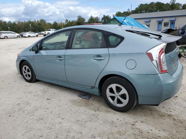 JTDKN3DU0C5447587 - 2012 TOYOTA PRIUS TURQUOISE photo 2