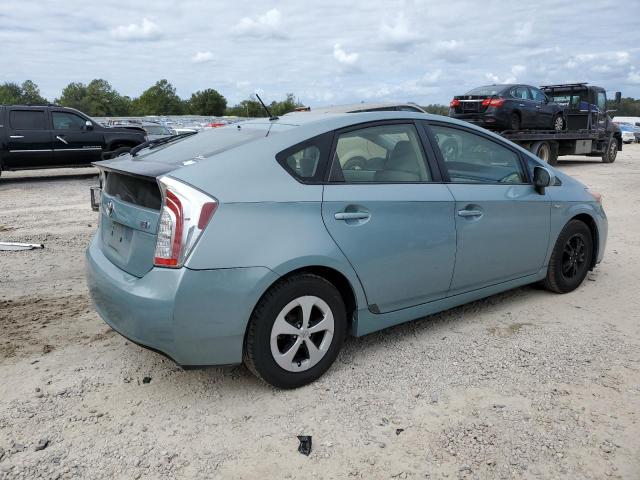 JTDKN3DU0C5447587 - 2012 TOYOTA PRIUS TURQUOISE photo 3