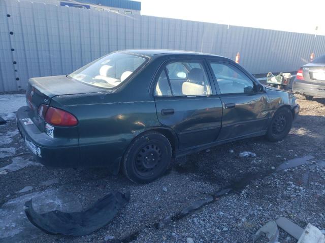 2T1BR12E6YC381318 - 2000 TOYOTA COROLLA VE GREEN photo 3