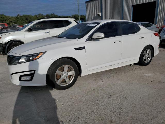 KNAGM4A75F5541950 - 2015 KIA OPTIMA EX LX WHITE photo 1