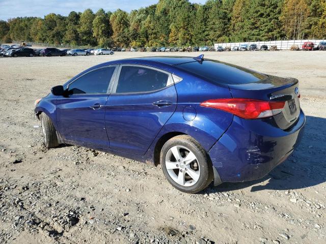 5NPDH4AE2DH332803 - 2013 HYUNDAI ELANTRA GLS BLUE photo 2