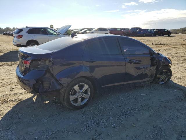 5NPDH4AE2DH332803 - 2013 HYUNDAI ELANTRA GLS BLUE photo 3