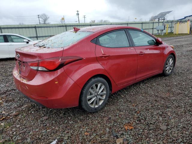 KMHDH4AEXFU357811 - 2015 HYUNDAI ELANTRA SE RED photo 3