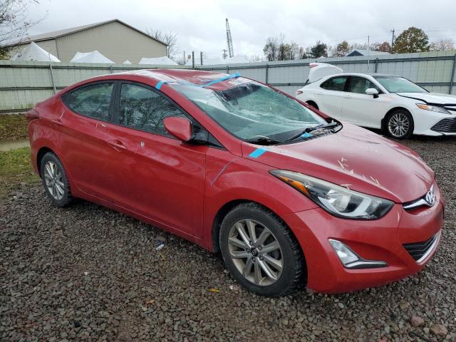 KMHDH4AEXFU357811 - 2015 HYUNDAI ELANTRA SE RED photo 4