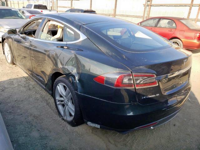 5YJSA1CG5DFP09535 - 2013 TESLA MODEL S Կանաչ լուսանկար 3