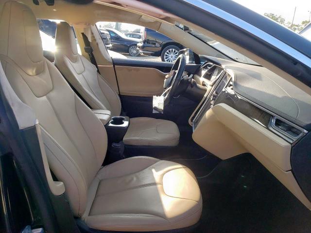 5YJSA1CG5DFP09535 - 2013 TESLA MODEL S Կանաչ լուսանկար 5