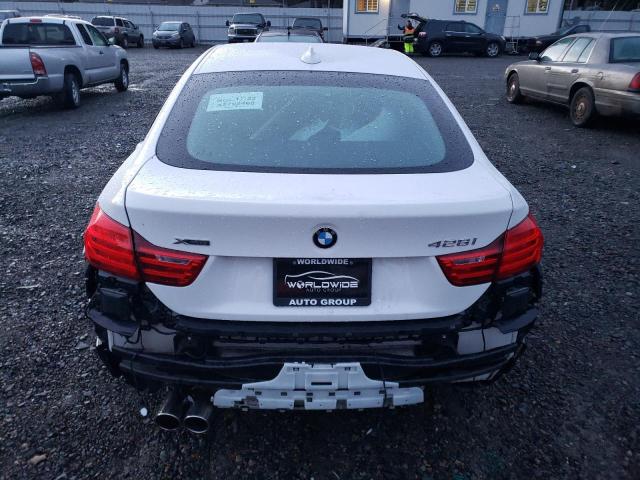 WBA4A7C58FD414379 - 2015 BMW 428 XI GRAN COUPE WHITE photo 6