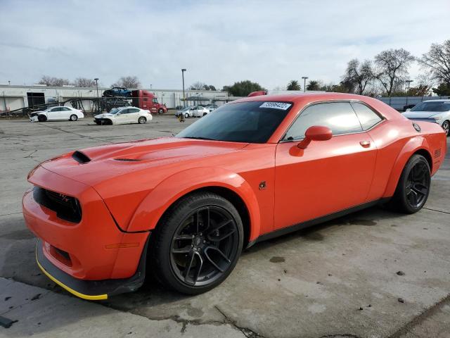 2C3CDZFJ0NH210787 - 2022 DODGE CHALLENGER R/T SCAT PACK ORANGE photo 1