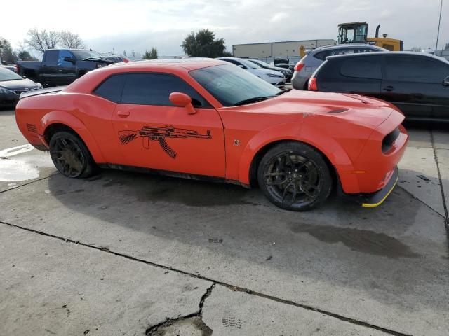 2C3CDZFJ0NH210787 - 2022 DODGE CHALLENGER R/T SCAT PACK ORANGE photo 4
