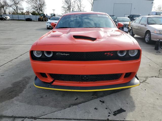 2C3CDZFJ0NH210787 - 2022 DODGE CHALLENGER R/T SCAT PACK ORANGE photo 5