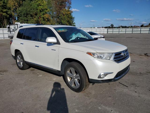 5TDYK3EH4CS055825 - 2012 TOYOTA HIGHLANDER LIMITED WHITE photo 4