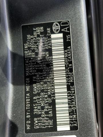 2T1KR32E96C591226 - 2006 TOYOTA COROLLA MA XR SILVER photo 12