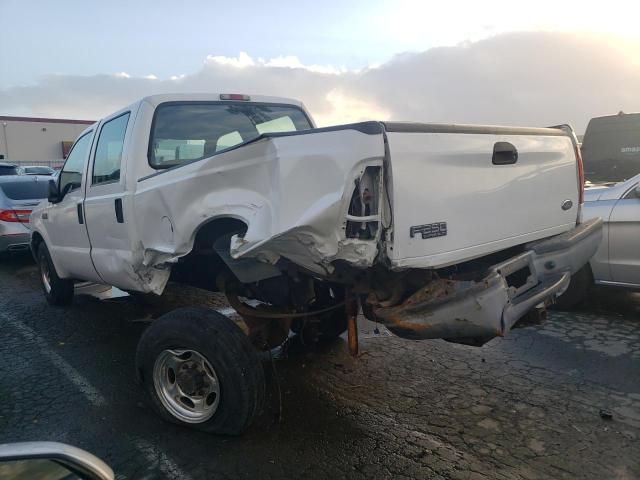 1FTNW20L84ED09573 - 2004 FORD F250 SUPER WHITE photo 2