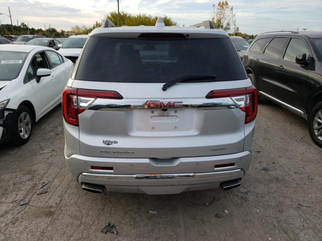 1GKKNXLS1LZ205542 - 2020 GMC ACADIA DENALI SILVER photo 6