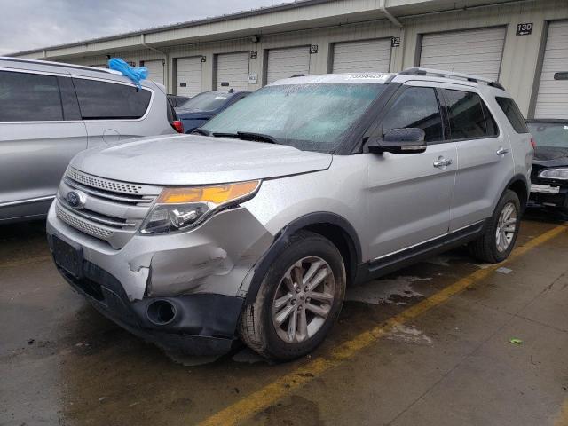 1FM5K7D8XDGA36179 - 2013 FORD EXPLORER XLT SILVER photo 1