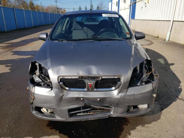 KL2TX55E39B352424 - 2009 PONTIAC G3 WAVE SE GRAY photo 5