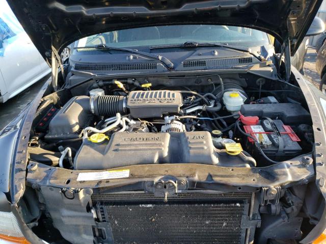 1D7HG48N84S667470 - 2004 DODGE DAKOTA QUAD SLT BLACK photo 11