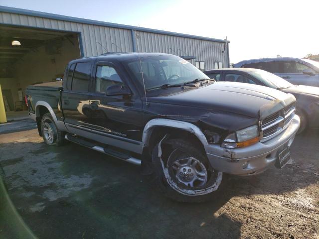 1D7HG48N84S667470 - 2004 DODGE DAKOTA QUAD SLT BLACK photo 4