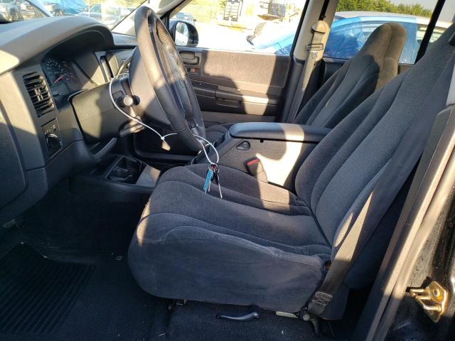 1D7HG48N84S667470 - 2004 DODGE DAKOTA QUAD SLT BLACK photo 7