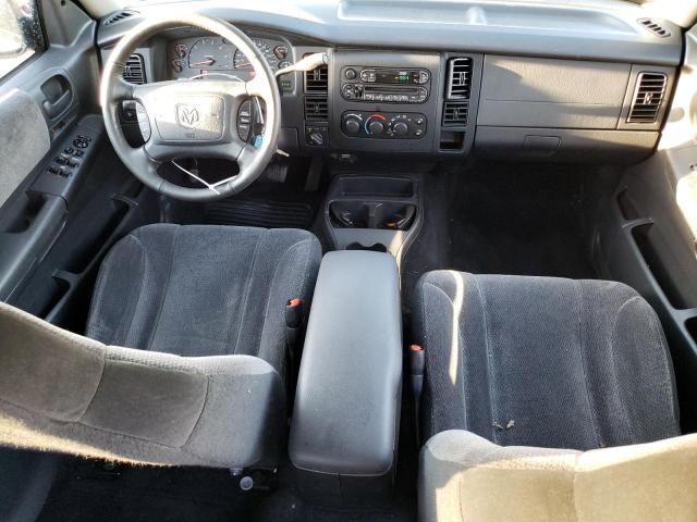 1D7HG48N84S667470 - 2004 DODGE DAKOTA QUAD SLT BLACK photo 8