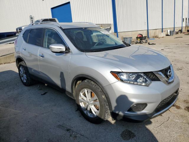 KNMAT2MV0FP537030 - 2015 NISSAN ROGUE S SILVER photo 4