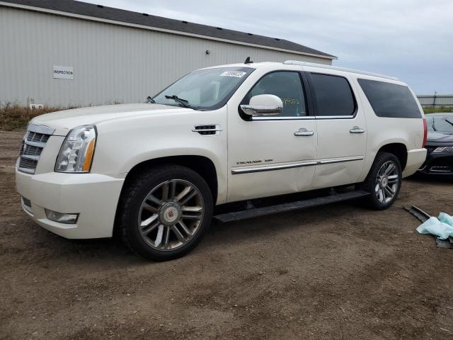 1GYS4KEF3DR195500 - 2013 CADILLAC ESCALADE ESV PLATINUM თეთრი ფოტო 1