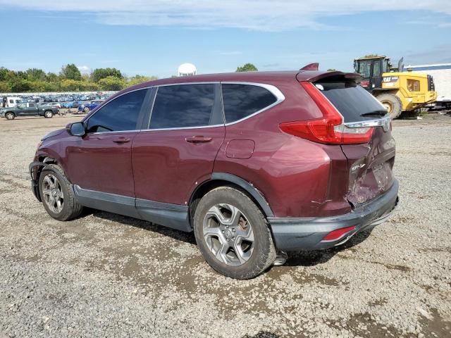 2HKRW2H53HH616405 - 2017 HONDA CR-V EX MAROON photo 2