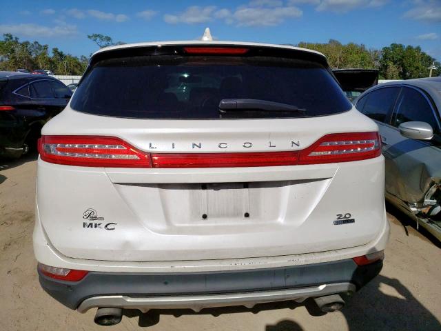 5LMCJ1A91FUJ02558 - 2015 LINCOLN MKC WHITE photo 9