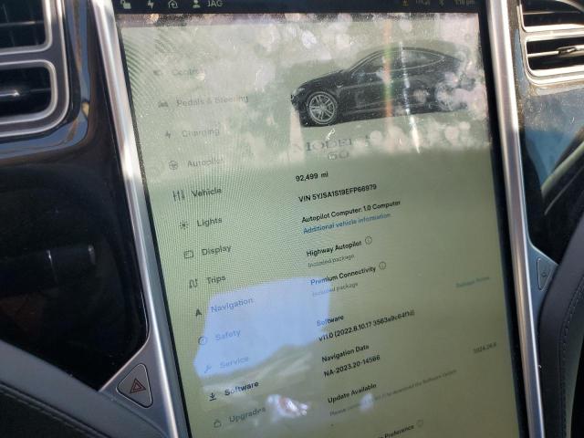 5YJSA1S19EFP66979 - 2014 TESLA MODEL S BLACK photo 9