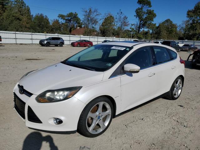 1FADP3N26EL166379 - 2014 FORD FOCUS TITANIUM WHITE photo 1