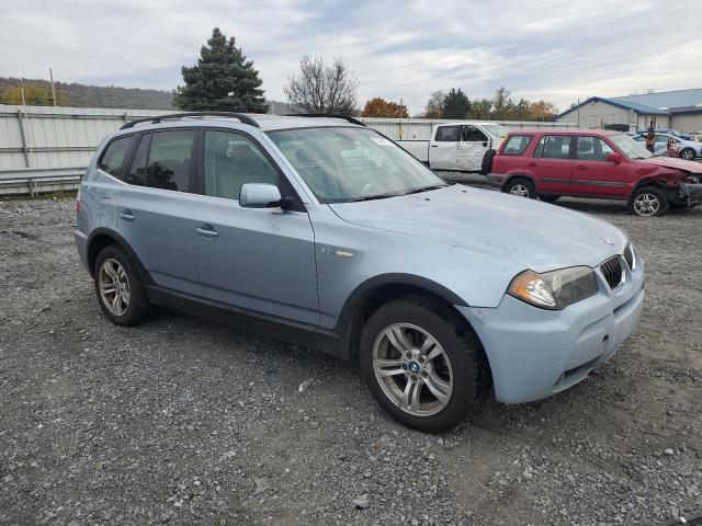 WBXPA93436WG75397 - 2006 BMW X3 3.0I BLUE photo 4