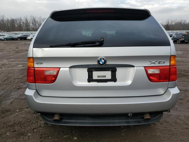 5UXFA53512LP28504 - 2002 BMW X5 3.0I SILVER photo 6