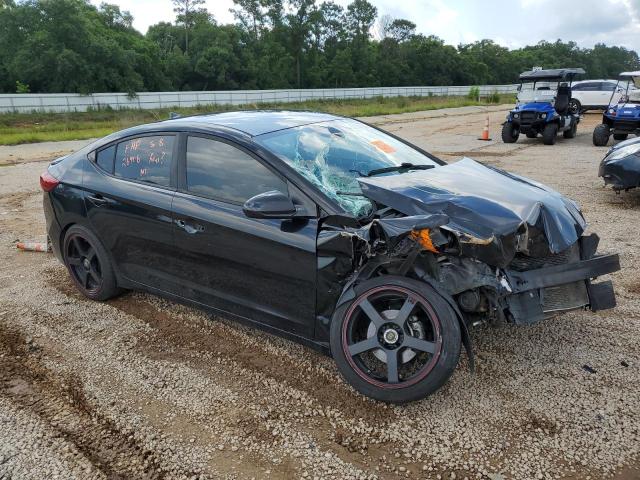 KMHD74LF6HU079663 - 2017 HYUNDAI ELANTRA SE BLACK photo 4