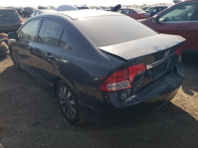 2HGFA16949H345626 - 2009 HONDA CIVIC EXL შავი ფოტო 2