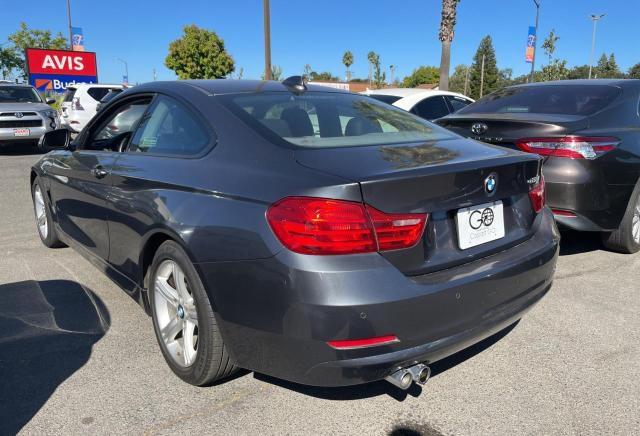 WBA3N7C51EF718608 - 2014 BMW 428 I GRAY photo 3