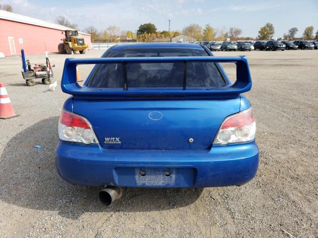 JF1GD74667G523993 - 2007 SUBARU IMPREZA WRX BLUE photo 6