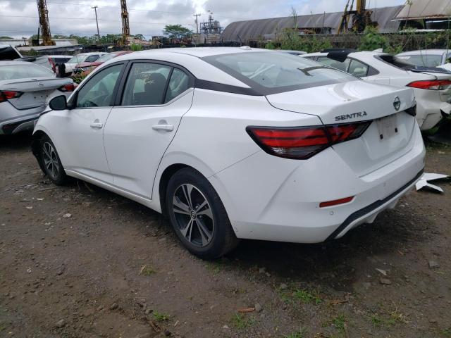 3N1AB8CV8NY255841 - 2022 NISSAN SENTRA SV WHITE photo 2