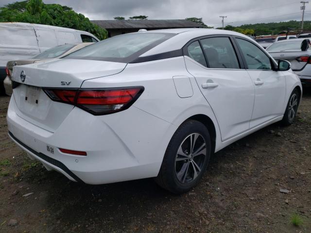 3N1AB8CV8NY255841 - 2022 NISSAN SENTRA SV WHITE photo 3