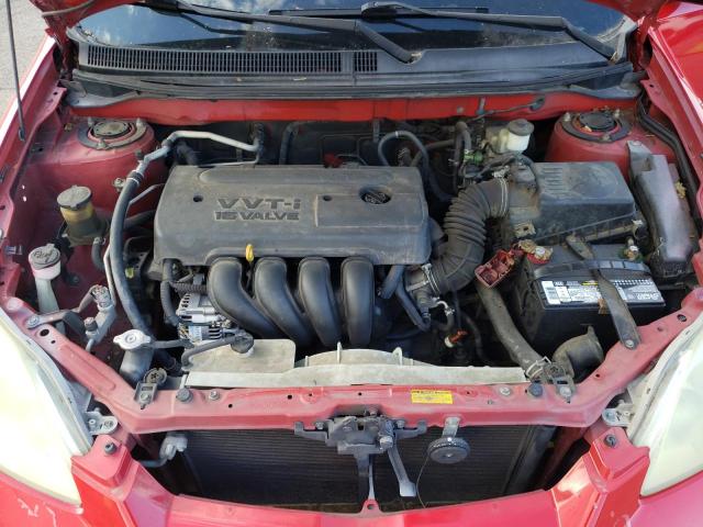2T1KR32E75C553329 - 2005 TOYOTA COROLLA MA XR RED photo 11