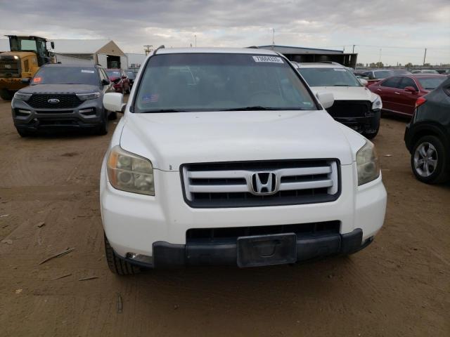 2HKYF18477H530607 - 2007 HONDA PILOT EX WHITE photo 5