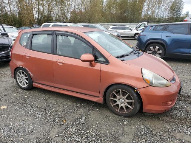 JHMGD37657S042918 - 2007 HONDA FIT S 橙色 照片 4