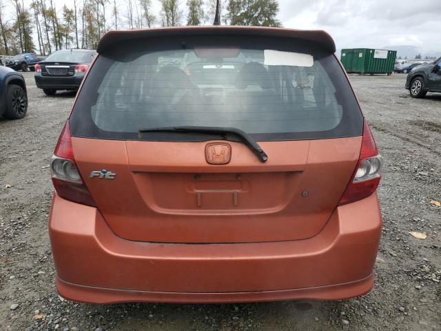 JHMGD37657S042918 - 2007 HONDA FIT S 橙色 照片 6