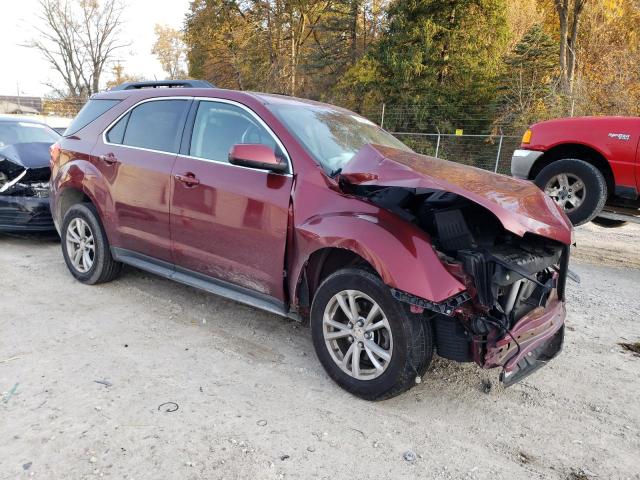 2GNFLFEK6H6102735 - 2017 CHEVROLET EQUINOX LT RED photo 4