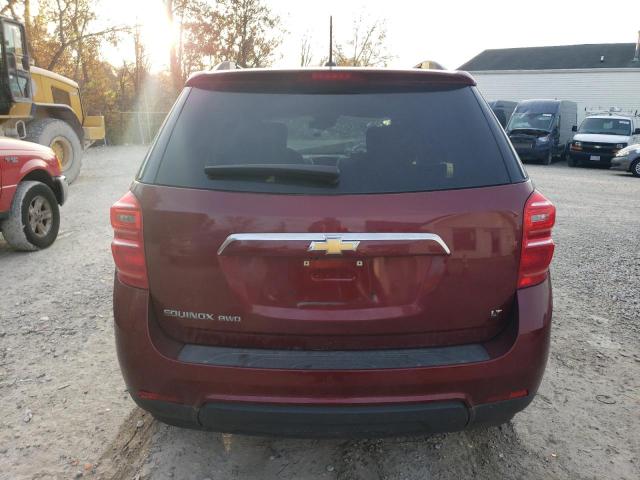 2GNFLFEK6H6102735 - 2017 CHEVROLET EQUINOX LT RED photo 6